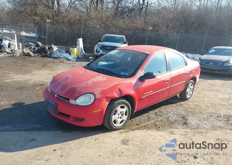 2001 Dodge Neon Se z USA, uszkodzony, nr VIN 1B3ES46C51D237376